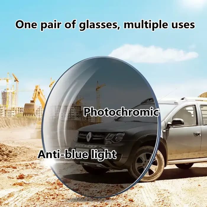 Lunettes Anti-rayons bleus et photochromiques, lentille de Prescription optique, lentille de lecture