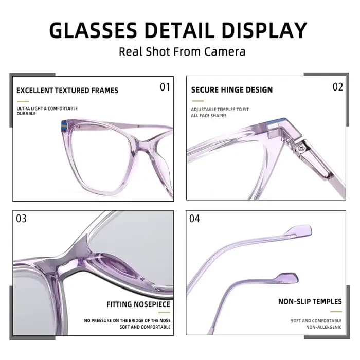 CLLOIO nouveau Style aimant pince sur lunettes de lecture femmes oeil de chat myopie lunettes de Pre
