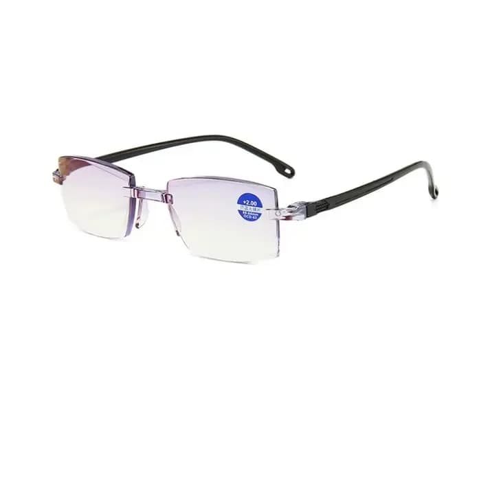 Lunettes de lecture bifocales sans monture pour hommes et femmes, loupes à distance et à proximité,