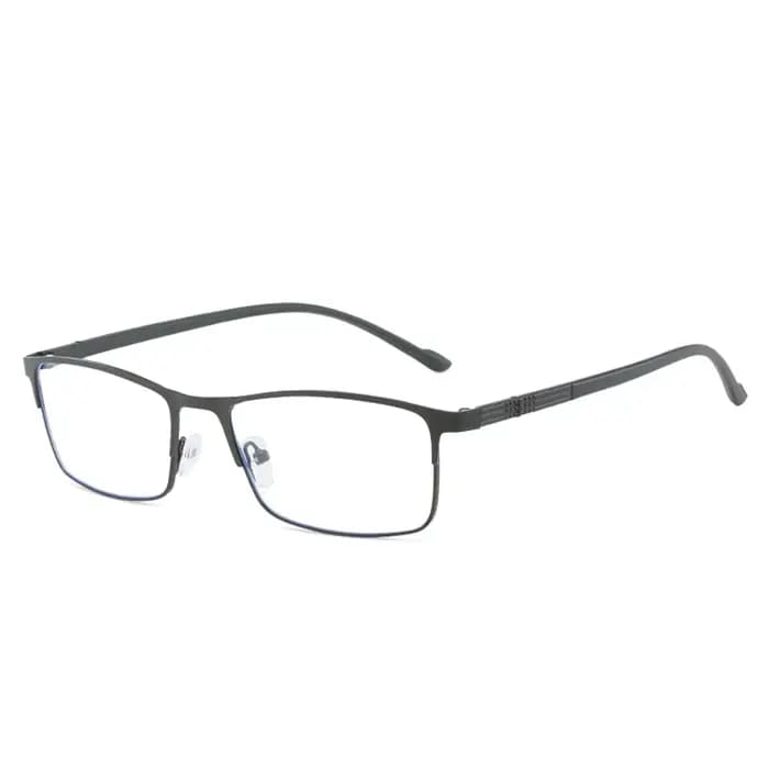 Lunettes optiques carrées à monture complète en métal, avec degrés, pour femmes et hommes, pour myop