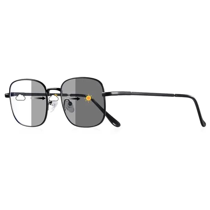 CRIXALIS lunettes de soleil photochromiques pour hommes et femmes classique rétro carré Durable char