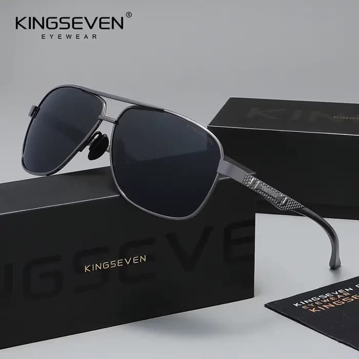 KINGSEVEN – lunettes de soleil classiques pour hommes et femmes, polarisées UV400, rétro, à la mode,