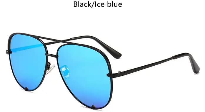 Lunettes de soleil Vintage en alliage d'or des années 90 pour femmes, verres teintés de luxe de styl