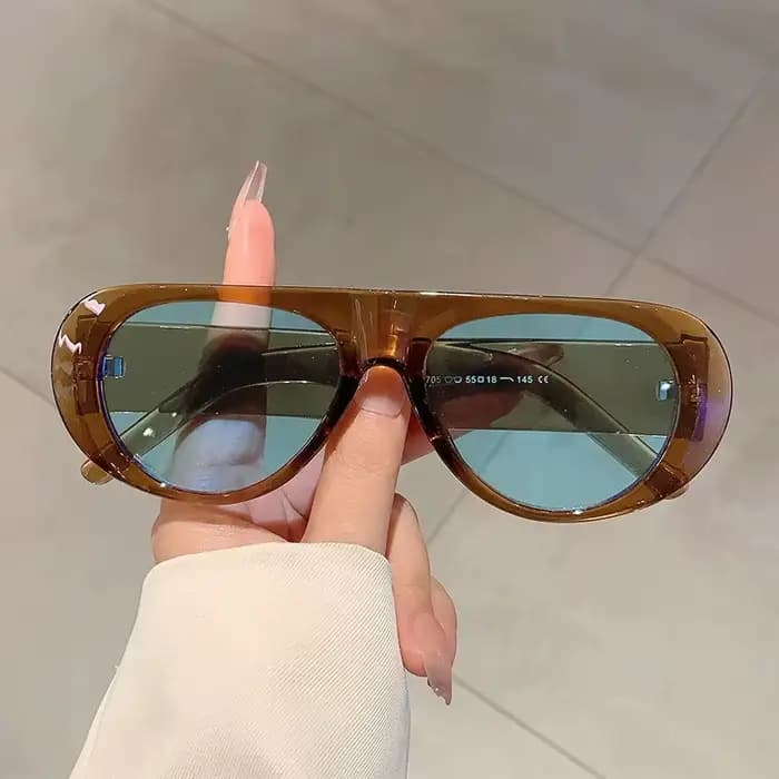 Lunettes de soleil de luxe pour femmes et hommes, marque de styliste dégradé unisexe, Glamour, tenda