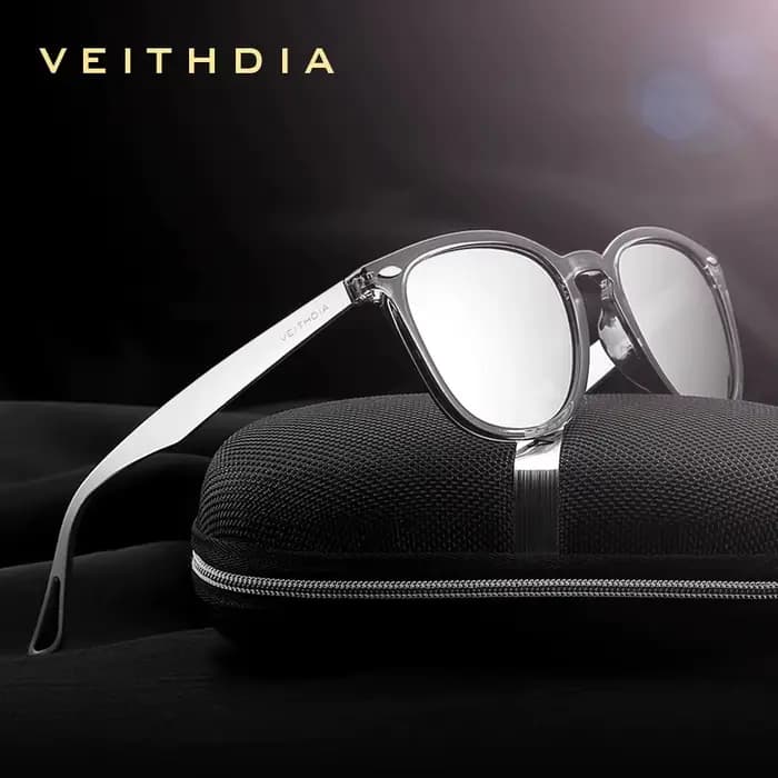 VEITHDIA lunettes de soleil de mode pour hommes et femmes lentille photochromique lunettes de protec