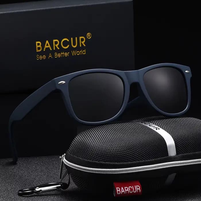 BARCUR Sports-Lunettes de soleil polarisées UV400 pour hommes et femmes, monture narPC durable et si