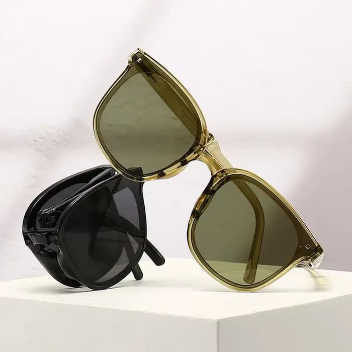 Lunettes de soleil pliantes, portables, protection solaire ultra légère, protection UV, lunettes de