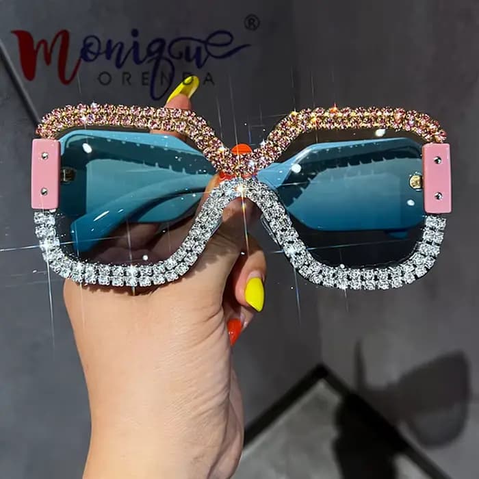 Lunettes De soleil surdimensionnées pour femmes marque concepteur grand cadre Punk lunettes De solei