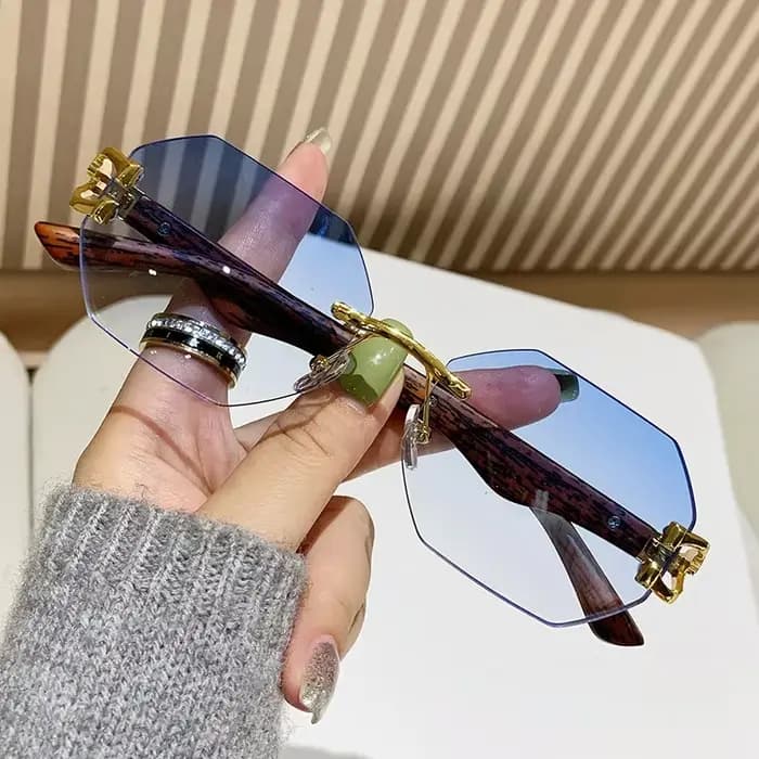 Lunettes de soleil carrées décontractées pour hommes et femmes, lunettes de soleil dégradées punk, l