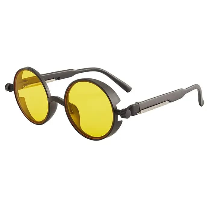 Lunettes de soleil Steampunk gothiques classiques pour hommes et femmes, lunettes de soleil rétro, m
