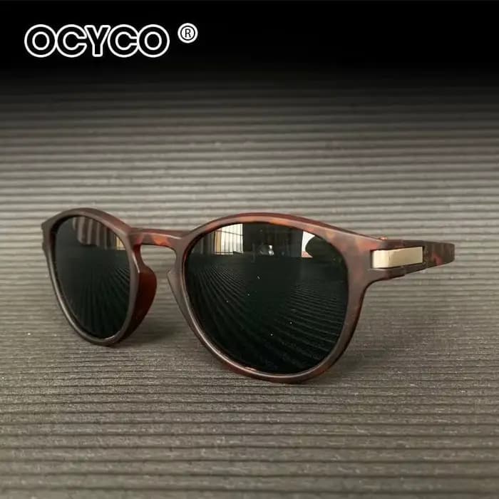 Lunettes de soleil rondes Vintage pilote à petite monture pour femmes et hommes, marque de luxe, cou