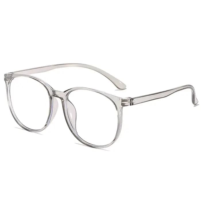 Lunettes d'ordinateur transparentes à grande monture pour femmes, rondes, Anti-lumière bleue, optiqu