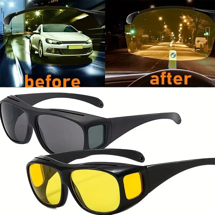 Lunettes de conduite de nuit, anti-éblouissement, lunettes de sport de mode pour hommes et femmes, h