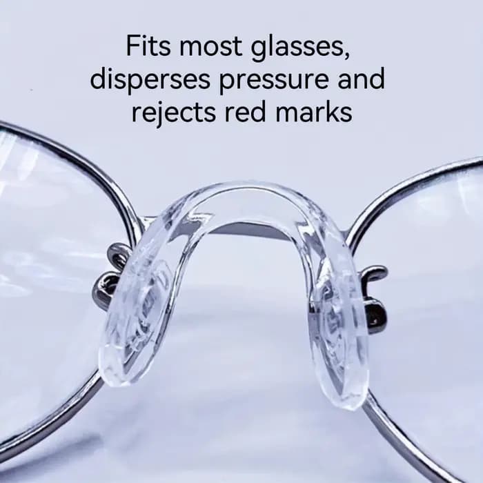 Coussinets de lunettes en silicone ultra-doux, ajustement confortable, accessoires de monture de lun