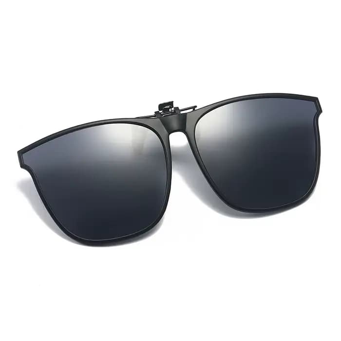 Lunettes de soleil polarisées à Clip pour hommes, pour conducteur de voiture, UV400, Anti-éblouissem