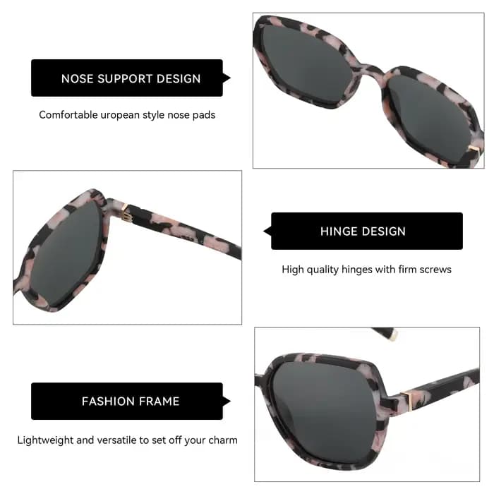 ZENOTTIC-Lunettes de soleil hexagonales polarisées à petits visages pour femmes, protection UV400, l
