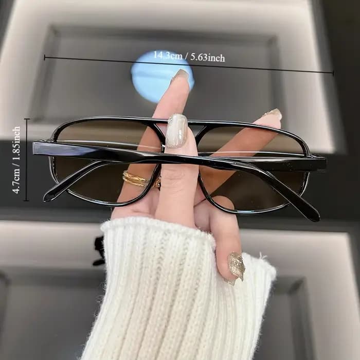 Lunettes de soleil carrées rétro classiques pour hommes et femmes, lunettes de soleil miroir vintage