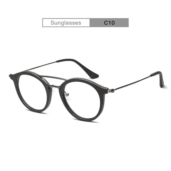 Lunettes optiques à Grain de bois pour hommes et femmes, monture en acétate, verres de Prescription,