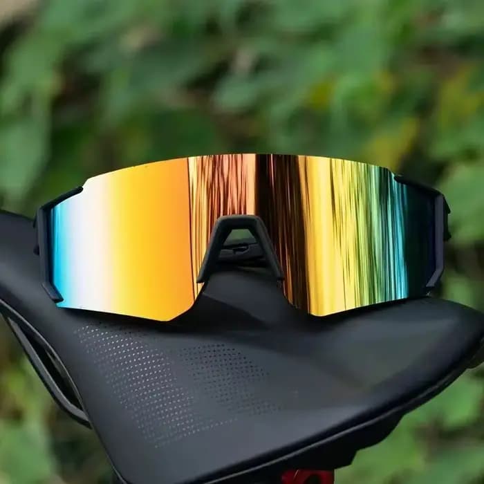 Lunettes de soleil de sport pour hommes, légères, surdimensionnées, pour le cyclisme, la conduite, l
