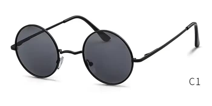 Lunettes de soleil polarisées rondes à la mode, Design de marque de haute qualité, Vintage, fête pou