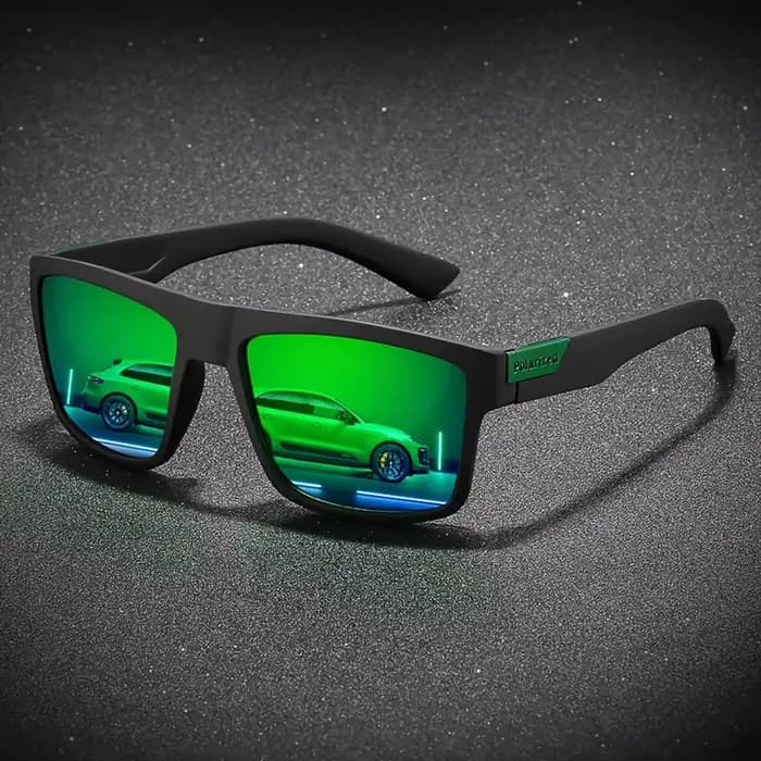 Lunettes de soleil polarisées carrées Vintage pour hommes et femmes, pour la conduite, la pêche, mar