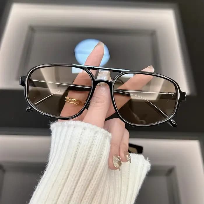 Lunettes de soleil carrées rétro classiques pour hommes et femmes, lunettes de soleil miroir vintage