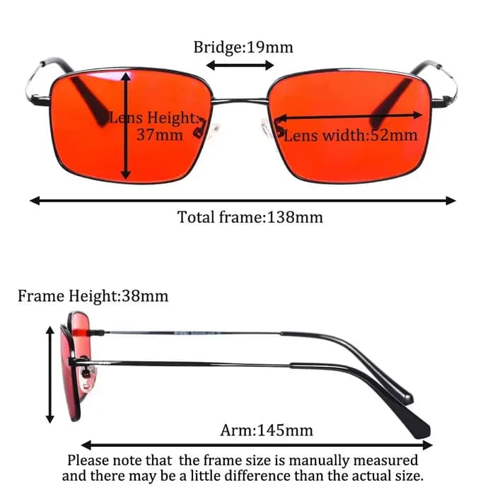 Lunettes de lumière bleue hommes lentille Orange lentille rouge lentille claire lunettes en métal pr