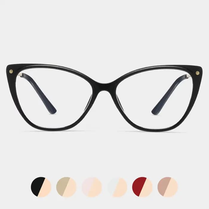 YIMARUILI mode papillon TR90 alliage lunettes myopes rétro Ultra-léger oeil de chat optique Prescrip