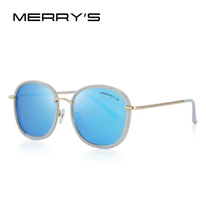 MERRYS – lunettes de soleil polarisées pour femmes, DESIGN, mode, branches métalliques, Protection U