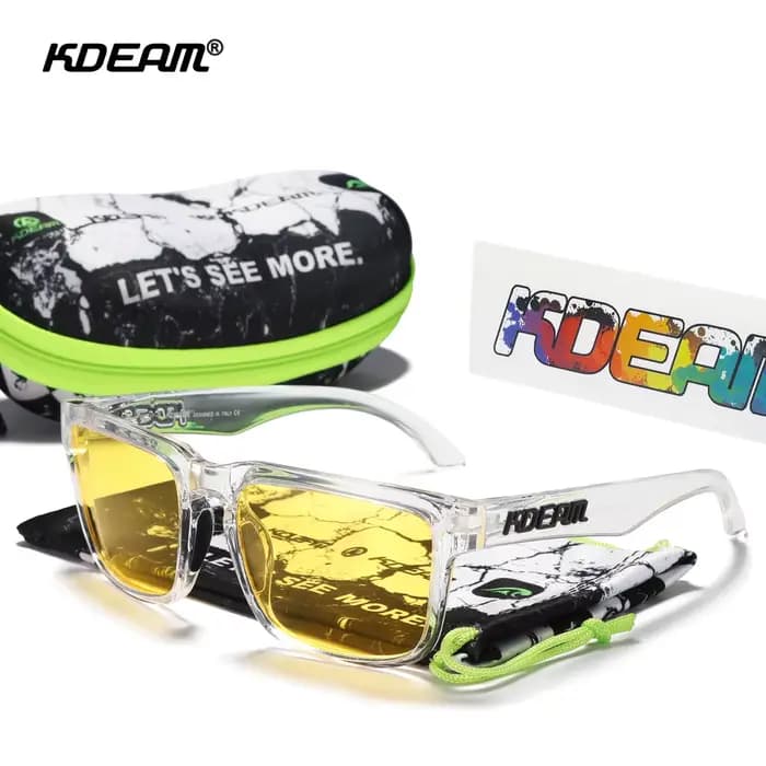 KDEAM décontracté hommes lunettes de soleil polarisées extérieur 100% Protection UV lunettes de sole