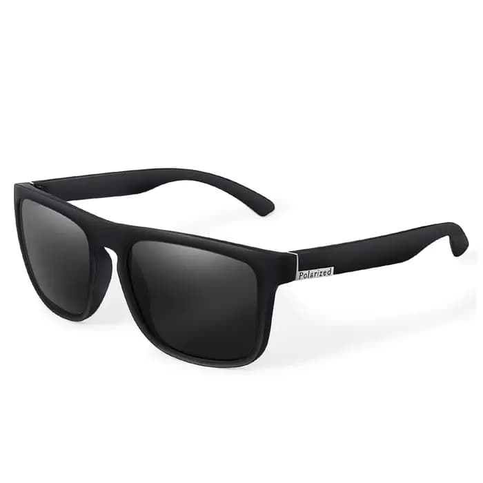 Lunettes de soleil polarisées pour hommes, Style rétro, monture carrée, cyclisme, Vision nocturne, c