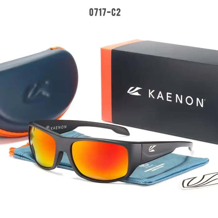 KAENON Lunettes de soleil de sport polarisées classiques pour hommes et femmes, idéales pour la cond