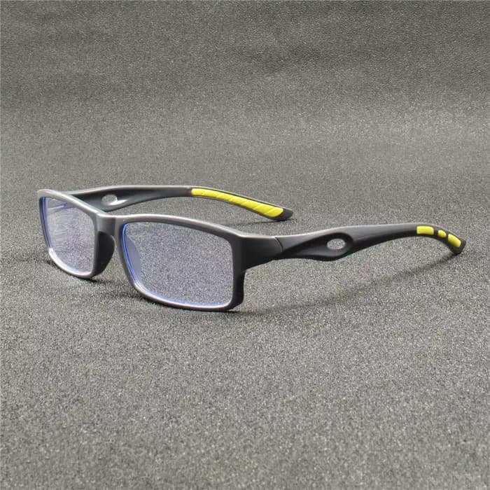 Lunettes de lecture rectangulaires sans Prescription, Style Sport, Anti-lumière bleue, à jante compl