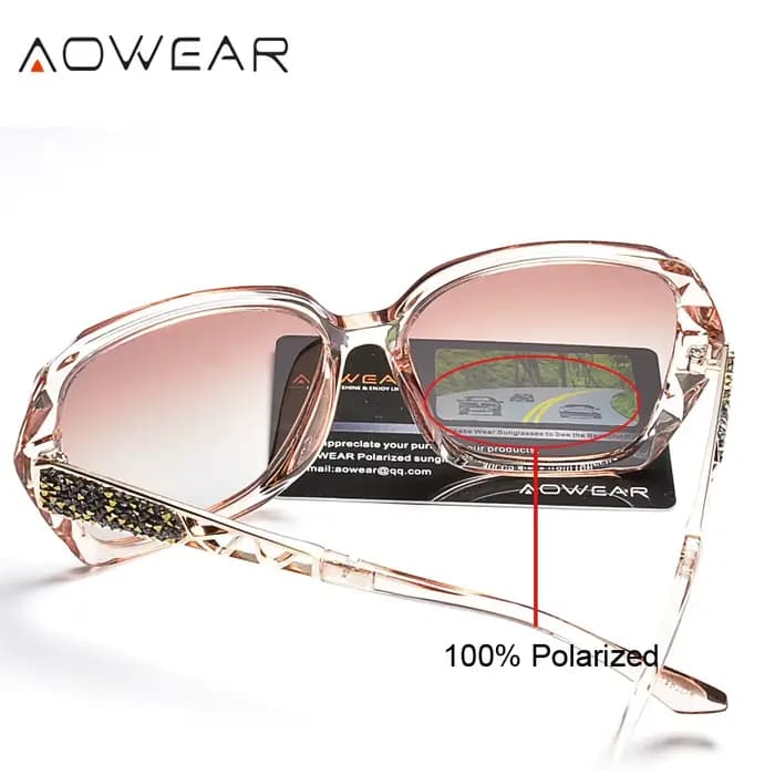 Femmes luxe dégradé surdimensionné lunettes de soleil femmes polarisées carré Vintage lunettes de so
