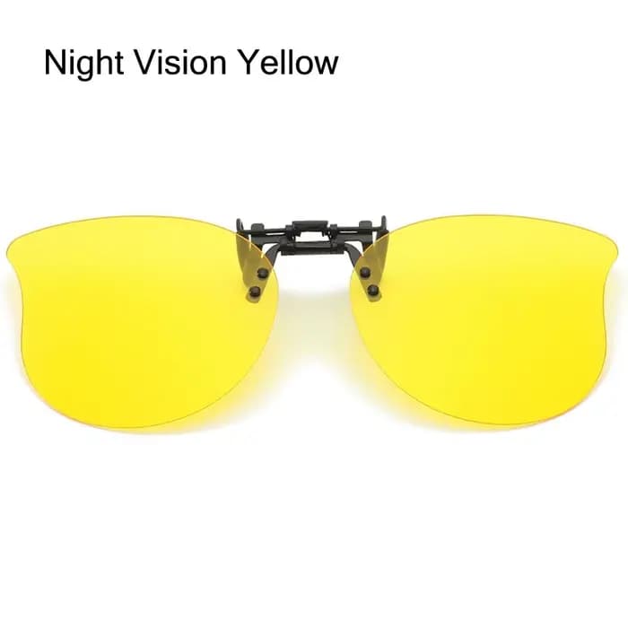 Lunettes de soleil polarisées à clipser sur les délinquants, lunettes de soleil en forme d'oeil de c