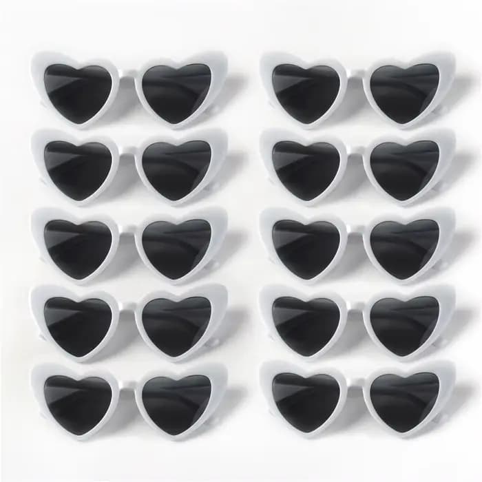 Lunettes œil de chat, cadre en plastique en forme de cœur, en Polycarbonate, décoratives, Vintage, i