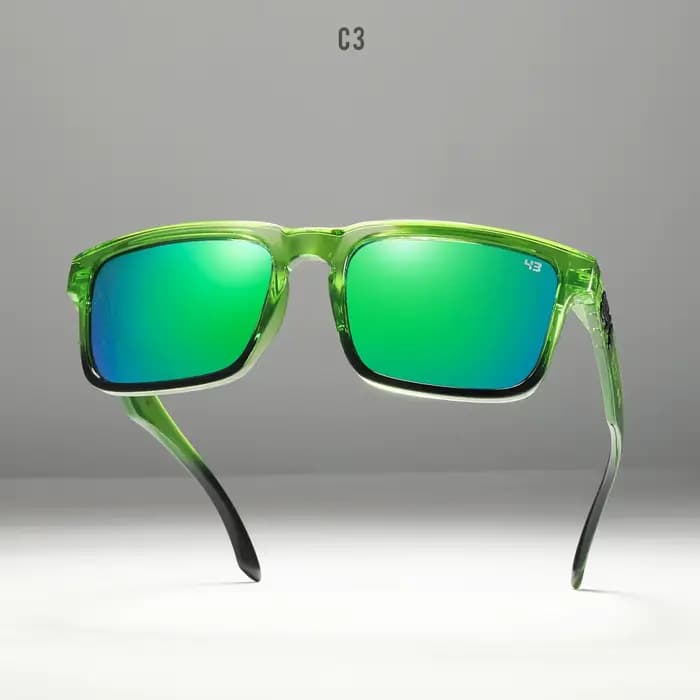 Couleurs fraîches lunettes de soleil polarisées hommes femmes haut carré unisexe lunettes de soleil