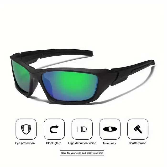 2/3 pièces nouvelles lunettes de soleil polarisées pour hommes en plein air mode sport pêche cyclism