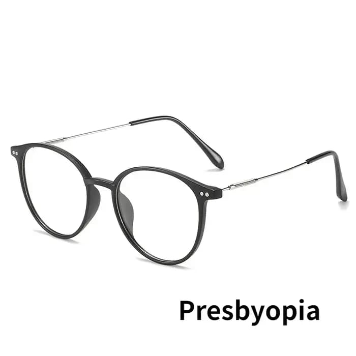 Lunettes de presbytie multifocales à monture ronde pour femmes, Anti-lumière bleue, lunettes de lect