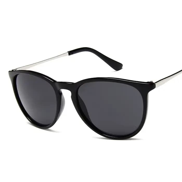 Marque Designer rond oeil De chat lunettes De soleil homme rétro nuances mâle lunettes De soleil mir
