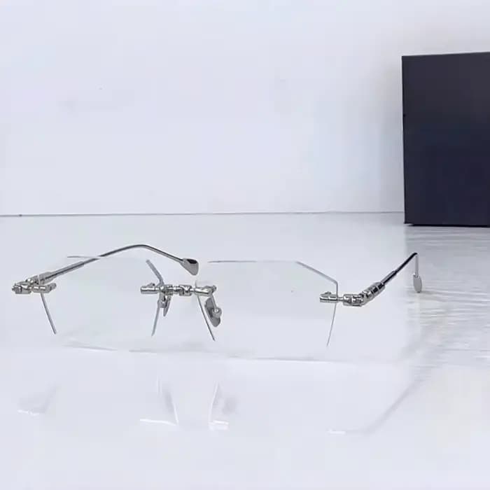 Lunettes de soleil sans monture LTKUB Maske H63, verres irréguliers, mode fraîche, individualistes,