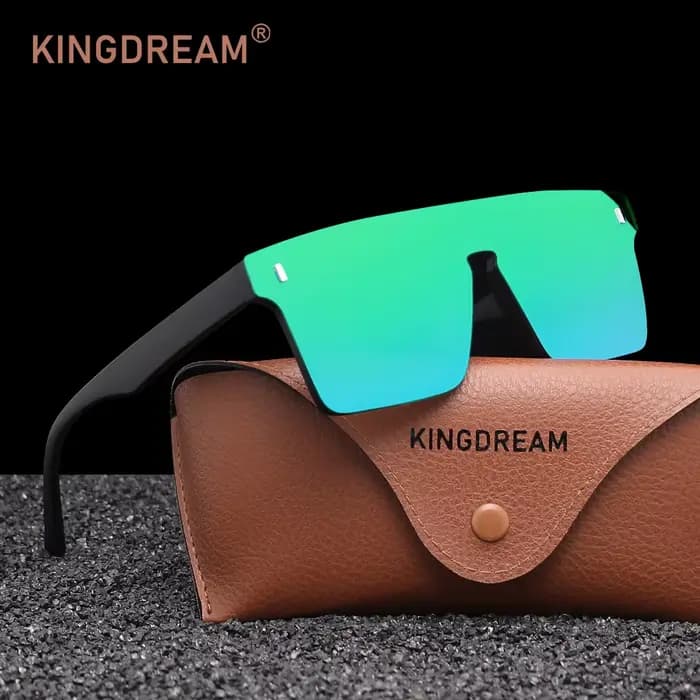 KINGDREAM – lunettes de soleil polarisées sans monture pour hommes et femmes, pour la conduite, le c
