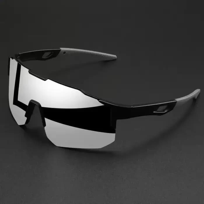 Des lunettes tendance à monture en plastique monobloc, design unisexe, idéales pour le style quotidi