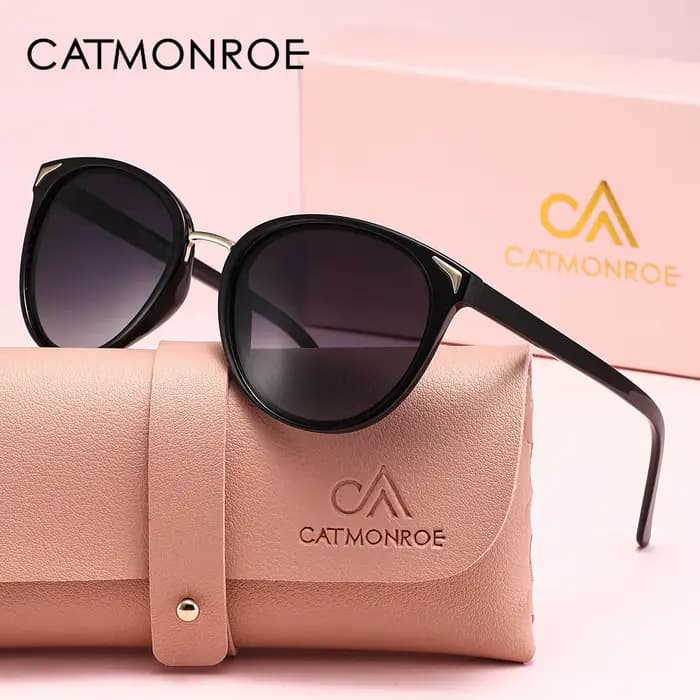 CATMONROE 1 pièces femmes lunettes de soleil couleur en option lentille ronde léger confort conduite