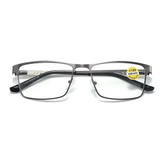 Lunettes de lecture à la mode pour hommes, monture de lunettes de Prescription bloquant la lumière b