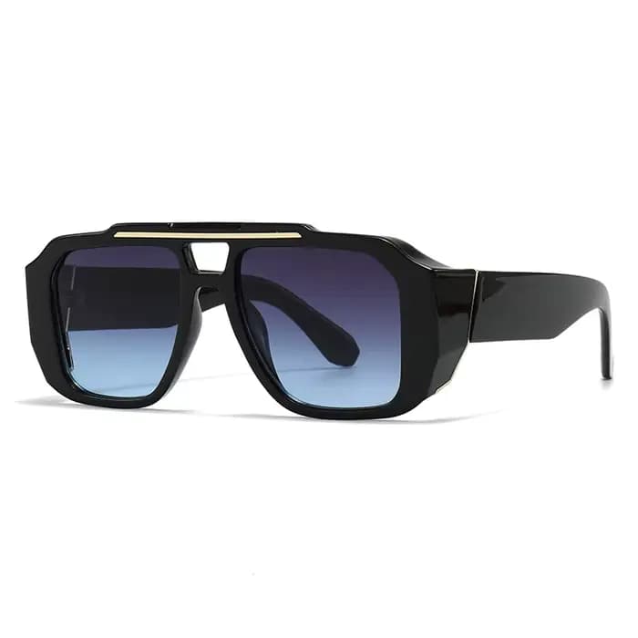 Lunettes de soleil carrées surdimensionnées vintage 2026 pour hommes et femmes, de marque de luxe, à