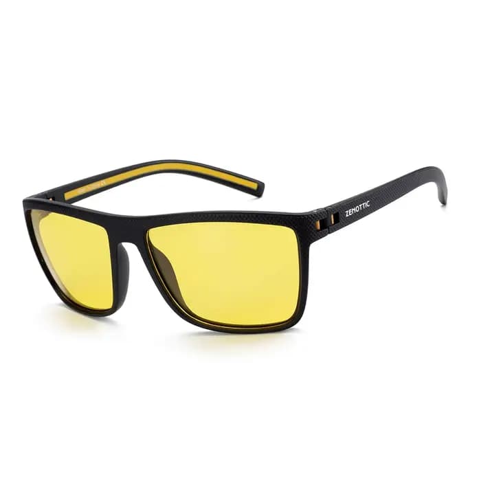 ZENOTTIC-Lunettes de soleil polarisées rétro pour hommes, monture TR90 légère, protection UV400, lun