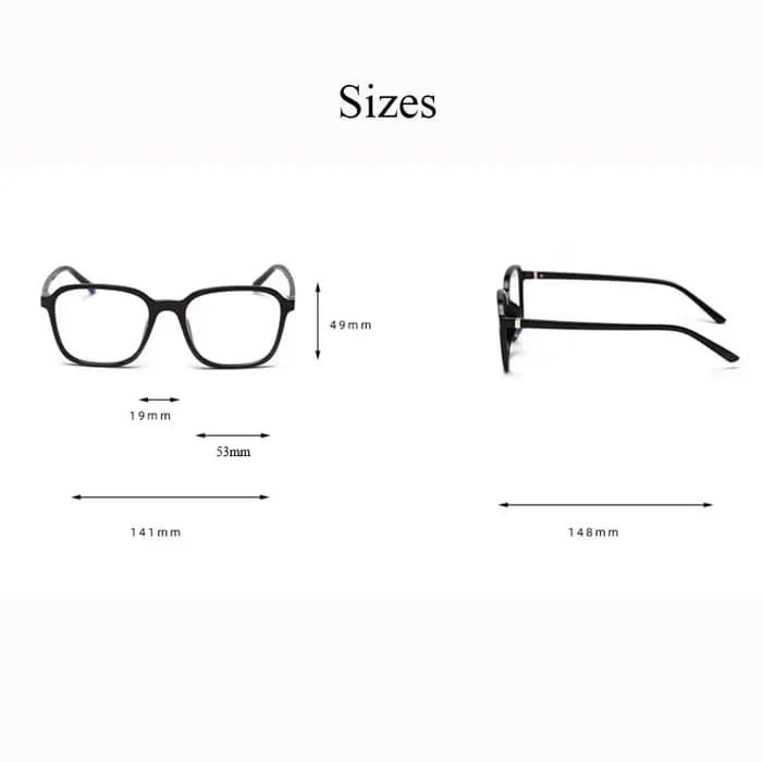 BCLEAR mode optique lunettes cadre ultraléger carré rétro Prescription lunettes TR90 cadre clair len