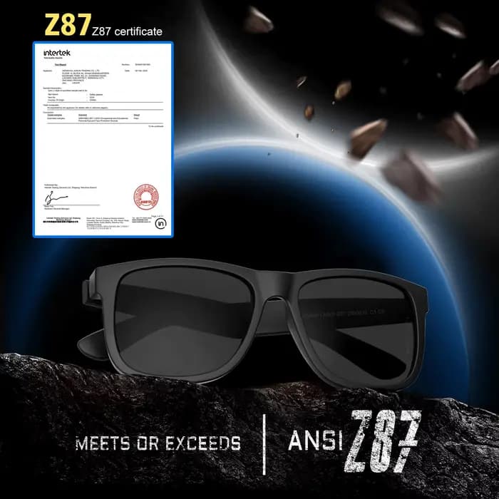 MAXJULI XXL Z87 lunettes de soleil pour grandes têtes larges hommes TR90 ultralégères UV400 lunettes