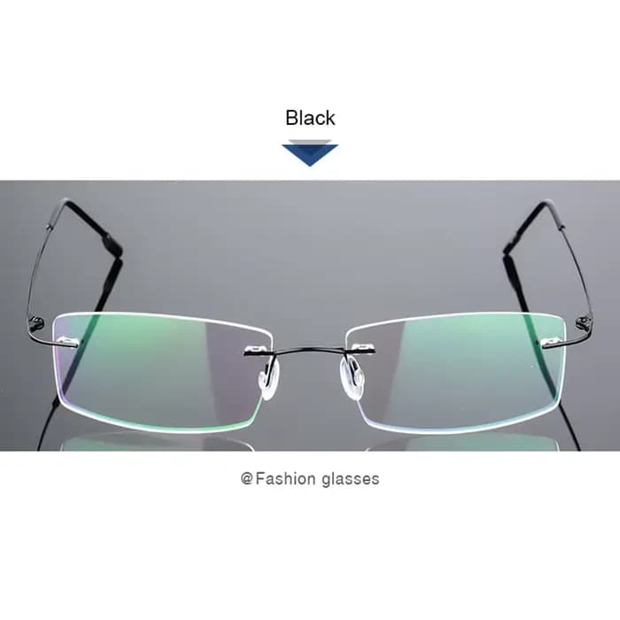 UVLAIK sans cadre titane Aolly lunettes cadre homme femmes élastique métal lunettes cadre pliable br